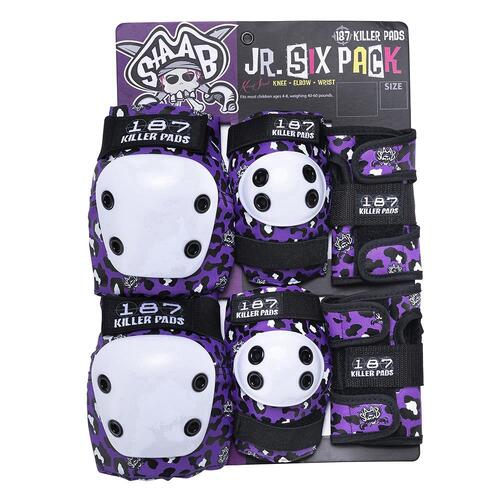 187 Pads Junior Six Pack Staab Purple