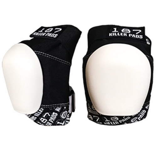 187 Pads Pro Knee Black/White [Size: Mens X Large]
