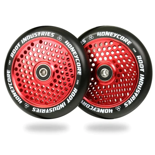 Root Industries Wheels Honeycore Black/Red 120mm