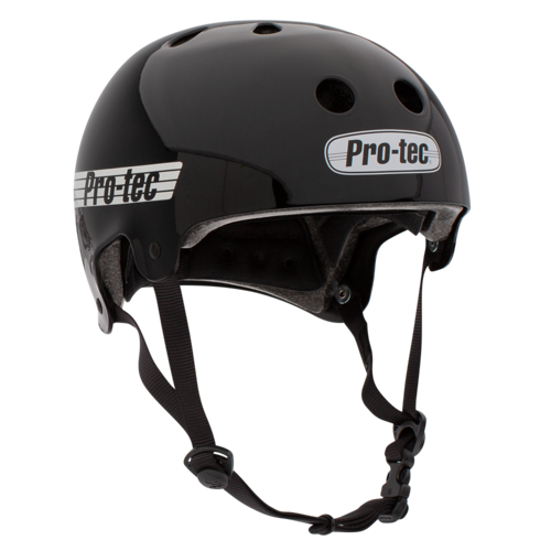 Pro-Tec Helmet Old School Certified Gloss Black [Size: Mens X Small]