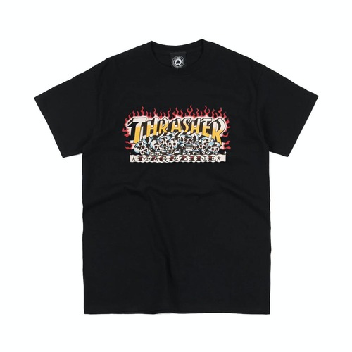 Thrasher Tee Krak Skulls Black [Size: Mens Medium]