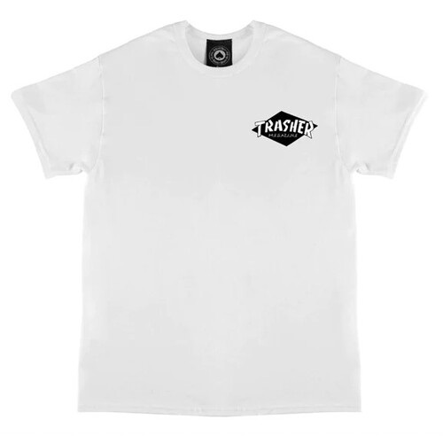 Thrasher Tee Hurricane White [Size: Mens Small]