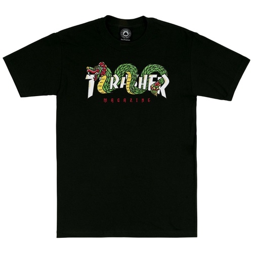 Thrasher Tee Aztec Black [Size: Mens Small]