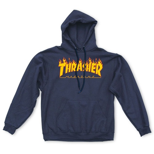 Thrasher Youth Jumper Hoodie Navy [Size: Youth 8] [Colour: Blue]