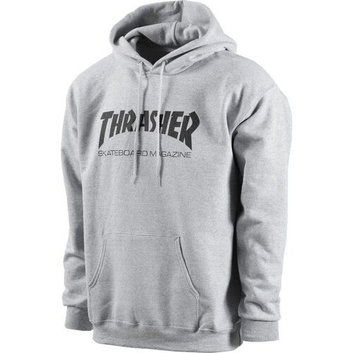 Thrasher Jumper Hood Pullover Skate Mag Light Grey [Size: Mens Medium]