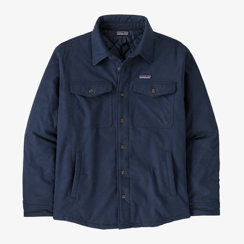 Patagonia Shirt Lightweight Insulated Fjord Flannel New Navy [Size: Mens Medium] [Colour: Blue]