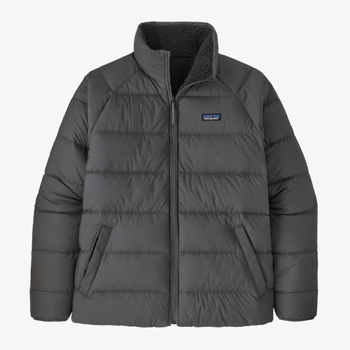 Patagonia Jacket Reversible Silent Down Forge Grey [Size: Mens Medium] [Colour: Grey]