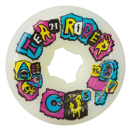 OJ Wheels Team Rider White 95a 57mm