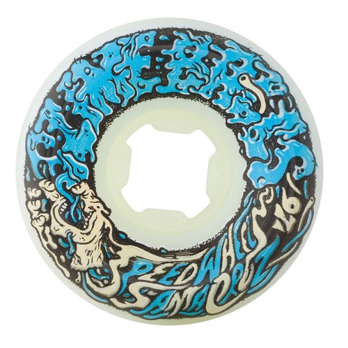 Santa Cruz Wheels Slim Balls Vomit Mini II White/Blue 97a 53mm