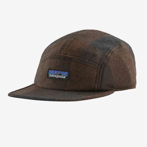 Patagonia Hat Recycled Wool Cap Underground Logwood Brown