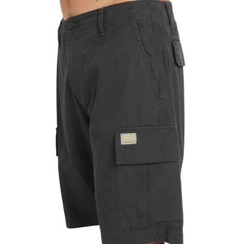 RVCA Shorts Dayshift Cargo Pirate Black [Size: 30 inch Waist] [Colour: Black]