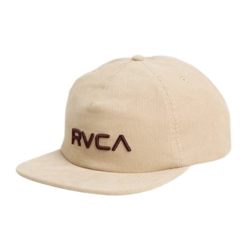 RVCA Hat Big Cord Snapback Silver Bleach