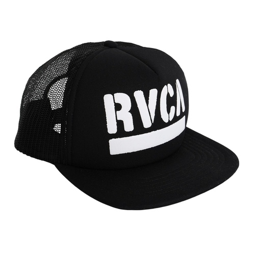 RVCA Hat ASP Foam Trucker Black