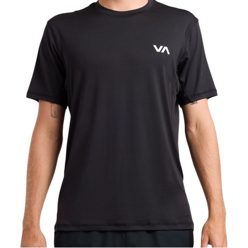 RVCA Tee Sport Vent Black [Size: Mens Medium] [Colour: Black]