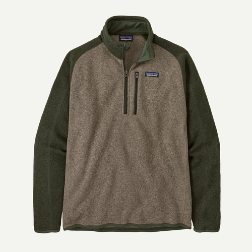 Patagonia Jumper Better Sweater 1/4 Zip Seabird Grey [Size: Mens Large] [Colour: Brown]