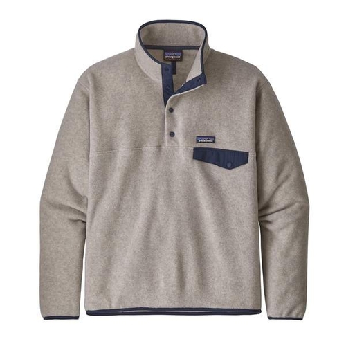 Patagonia Jumper Fleece Light Weight Synch Snap Oatmeal Heather [Size: Mens X Small]