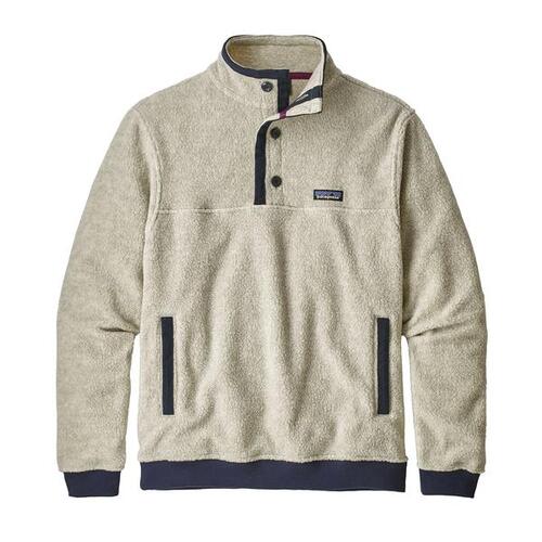 Patagonia Jumper Shearling Button Pull Over Oatmeal Heather [Size: Mens Medium]