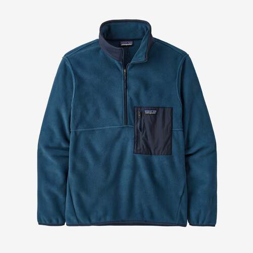 Patagonia Jumper Microdini 1/2 Zip PO Tidepool Blue [Size: Mens Medium]
