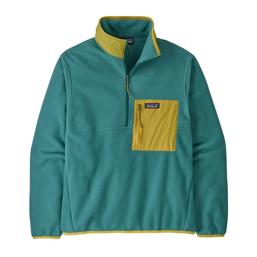 Patagonia Microdini 1/2 Zip Pullover Wetland Blue [Size: Mens Medium] [Colour: Blue]