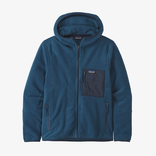Patagonia Jumper Microdini Hood Tidepool Blue [Size: Mens Medium] [Colour: Blue]