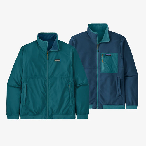 Patagonia Jacket Reversible Shelled Microdini Belay Blue [Size: Mens Medium]