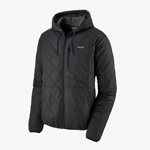 Patagonia Jacket Diamond Quilted Bomber Hoody Black [Size: Mens Medium]