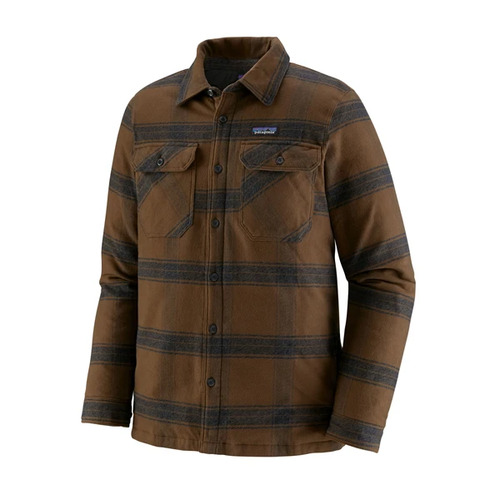 Patagonia Insulated Fjord Flannel Burlwood Owl Brown [Size: Mens Medium]