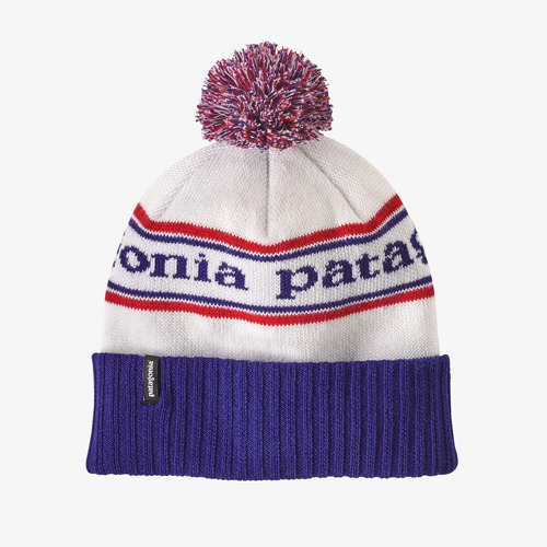 Patagonia Beanie Powder Town Park Stripe Viking Blue