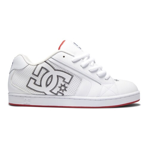 DC Net White/Red [Size: Mens US 9 / UK 8]