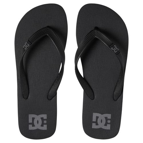 DC Thongs Spray Black/Dark Grey [Size: Mens US 9 / UK 8]