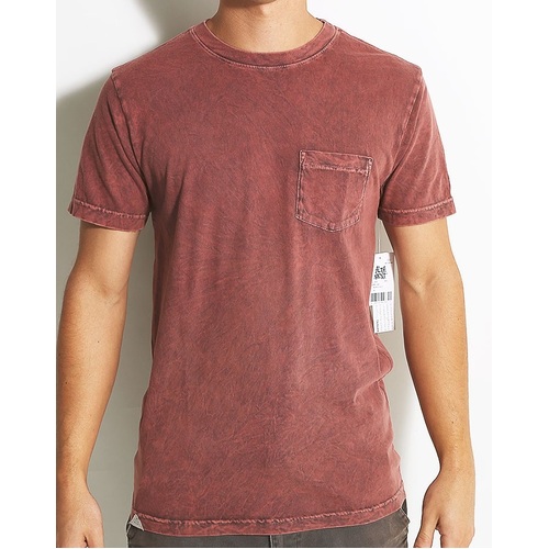 Altamont Tee Laundry Day Pocket Burgundy [Size: Mens Small]