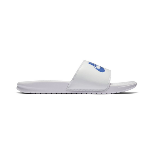 Nike SB Slides Benassi Just Do It White/Varsity Royal [Size: Mens US 7 / UK 6]
