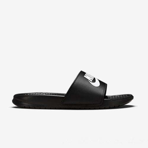 Nike SB Slides Benassi Just Do It Black/White [Size: Mens US 7 / UK 6]
