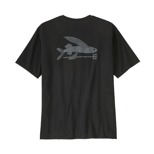 Patagonia Tee Flying Fish Responsibili-Tee Ink Black [Size: Mens Large] [Colour: Black]