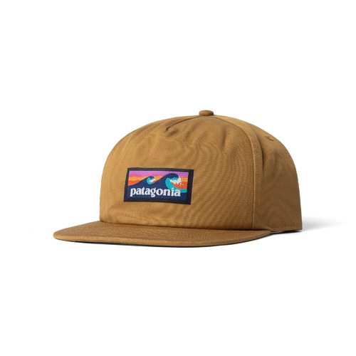Patagonia Hat Boardshort Label Funfarer Mulch Brown