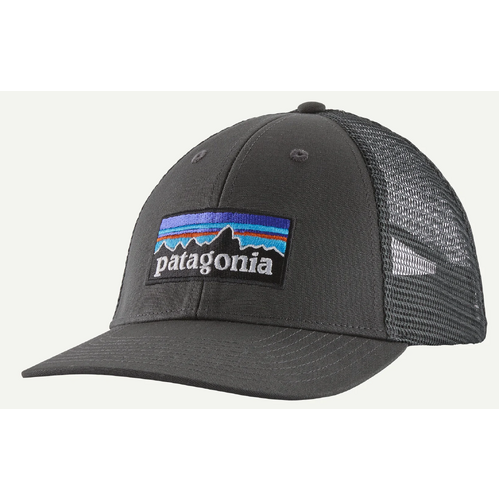 Patagonia Hat P-6 Logo LoPro Trucker Forge Grey