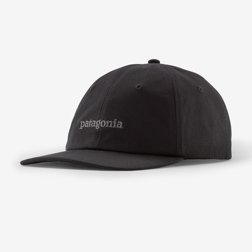 Patagonia Hat Fitz Roy Icon Text Logo Ink Black