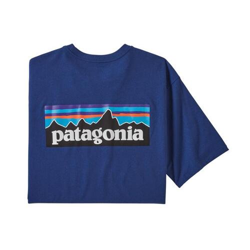 Patagonia Tee P-6 Logo Responsibili-Tee Navy [Size: Mens Medium]