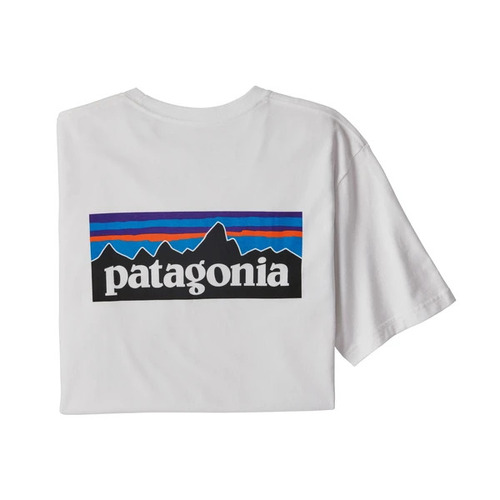 Patagonia Tee P-6 Logo Responsibili-Tee White [Size: Mens Large]