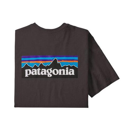Patagonia Tee P-6 Logo Responsibili-Tee Basalt Brown [Size: Mens Medium]
