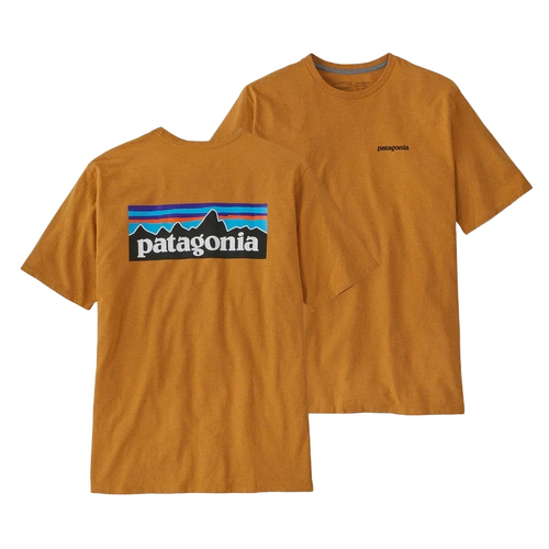 Patagonia Tee P-6 Logo Responsibili-Tee Dried Mango [Size: Mens Medium]