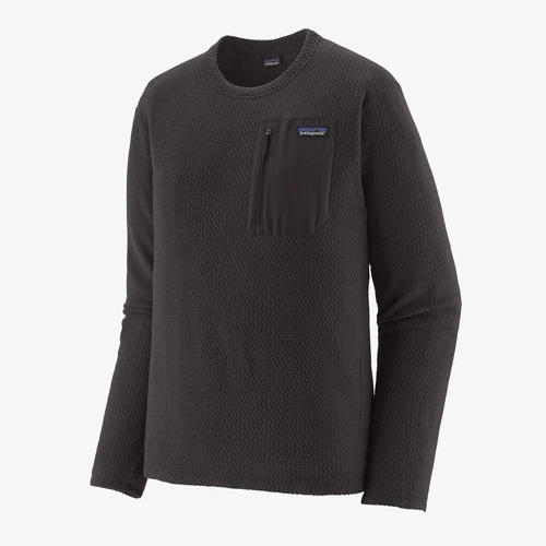 Patagonia Jumper R1 Air Crew Black [Size: Mens Medium] [Colour: Black]