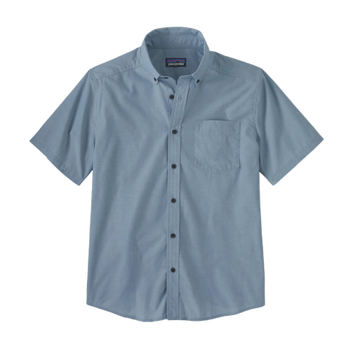 Patagonia Shirt Daily Chambray Pigeon Blue [Size: Mens Medium]