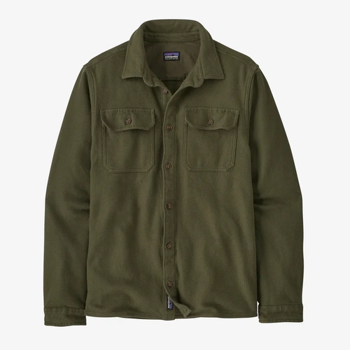 Patagonia Shirt Fjord Loft Basin Green [Size: Mens Medium] [Colour: Green]