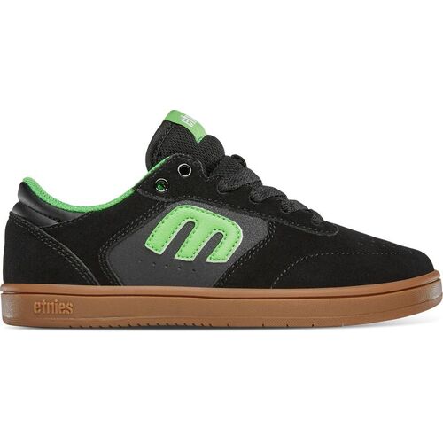 Etnies Youth Windrow Black/Green/Gum [Size: US 6]