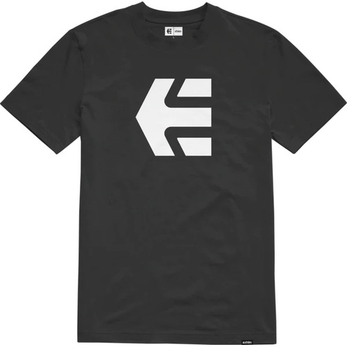 Etnies Youth Tee Icon Black/White [Size: Youth 8]