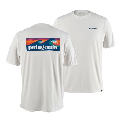 Patagonia Tee Capaline Cool Daily Graphic White [Size: Mens Small]