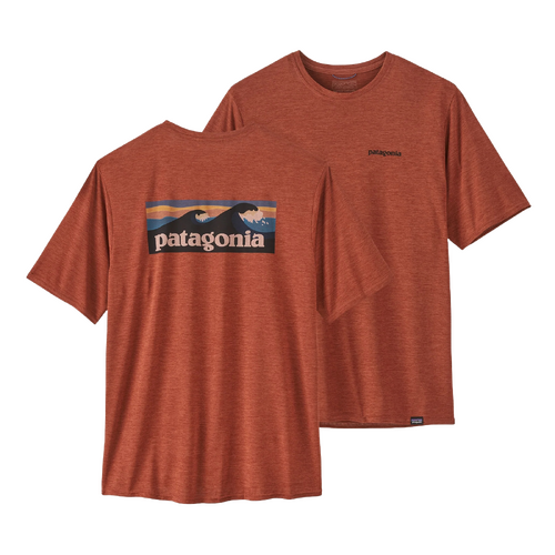 Patagonia Tee Cap Cool Daily Graphic Waters Red X-Dye [Size: Mens Large]