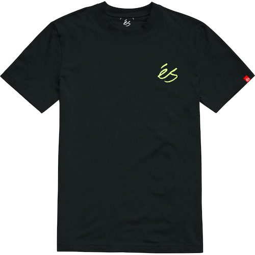 Es Tee Script Overdye Black [Size: Mens Medium]