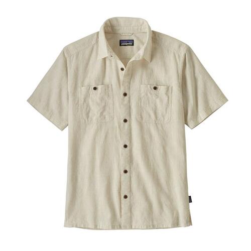 Patagoina Shirt Back Step Goshawk Dobby Pumice [Size: Mens Medium]